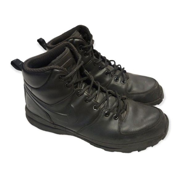 Nike Other - Nike Manoa Mens 11 Black Leather Mid Top Hiking Shoes